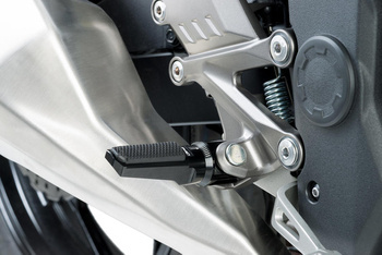 Podnóżki PUIG Sport (z gumą, wymagają adapterów) Czarny (N) 7318N