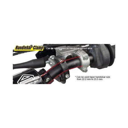 ZETA Handbary IMPACT X3 szalki/listki osłony dłoni niebieskie komplet MX ENDURO