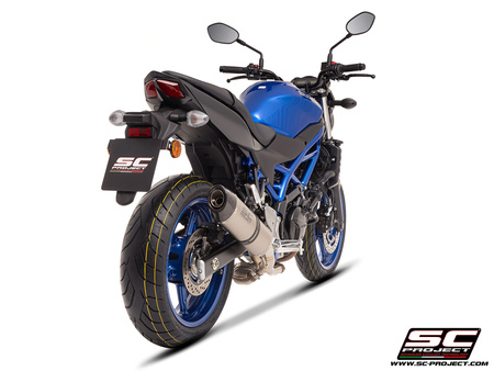 SC-Project tłumik końcowy Oval tytan Suzuki SV650 (2021 – 2024)