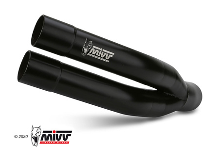 Mivv Tłumik końcowy DOUBLE GUN BLACK stal nierdzewna YAMAHA XJ6 / XJ6 DIVERSION 2009-2016