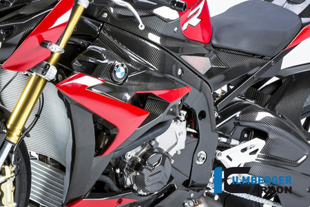 Osłona chłodnicy wodnej lewa - carbon BMW S 1000 R (2014-2016) ILMBERGER WKL.208.S100N.K