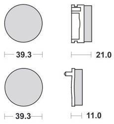 KLOCKI HAMULCOWE SBS 525 HF
