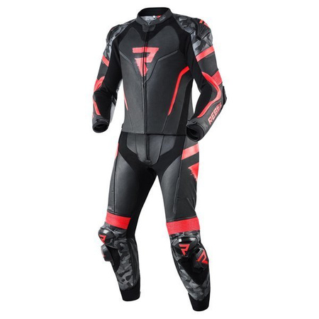 Kurtka Skórzana Rebelhorn Rebel Black/Red