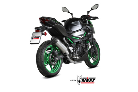 Mivv Tłumik końcowy AK-1 TITANIUM WITH CARBON CAP KAWASAKI Z 500 / SE 2024-2025