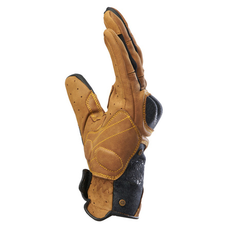 RĘKAWICE SKÓRZANO-TEKSTYLNE BROGER FLORIDA COGNAC