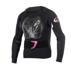 KOSZULKA Z OCHRANIACZAMI ALPINESTARS LADY STELLA BIONIC BLACK/PURPLE