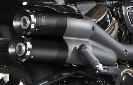 Mivv Tłumiki końcowe HR-1 ALUMINIUM BACKPLATE HARLEY DAVIDSON SPORTSTER S 2021-2024