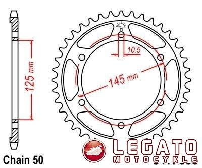 ZĘBATKA NAPĘDOWA JT TYŁ (530)