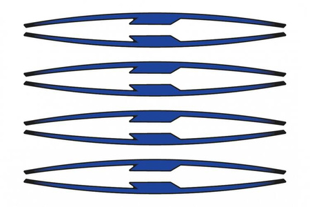 Paski PUIG na felgi (wersja performance) Niebieski (A) 21833A