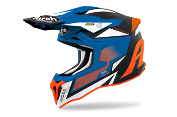 Kask Airoh Strycker Axe Orange Blue Matt