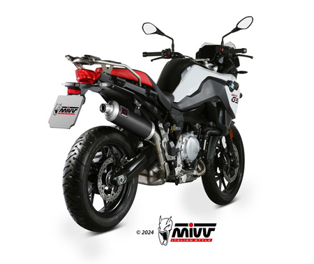 Mivv tłumik końcowy DAKAR BLACK STAINLESS STEEL BMW F 750 GS 2018-2024
