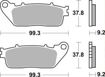 KLOCKI HAMULCOWE SBS 862 LS
