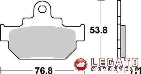 KLOCKI HAMULCOWE SBS 581 HF