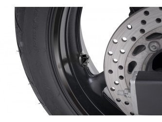 Zestaw zaworków do kół motocyklowych (90 stopni) czarny