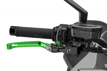Regulowana dźwignia hamulca PUIG 4.0 EVO (z zawiasem, wymaga adaptera) Zielony (V) 4110VV