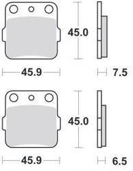 KLOCKI HAMULCOWE SBS 562 HF