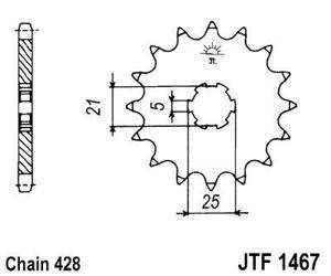 ZĘBATKA NAPĘDOWA JT PRZÓD