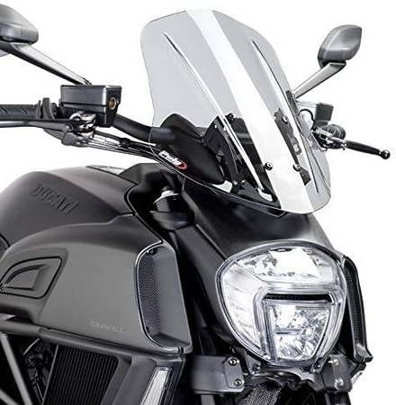 OWIEWKA PUIG DO DUCATI DIAVEL 2014-2016 (TOURING) LEKKO PRZYCIEMNIANA