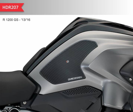 ONEDESIGN tank grip HDR BMW R1200GS 2013 – 2018 czarny