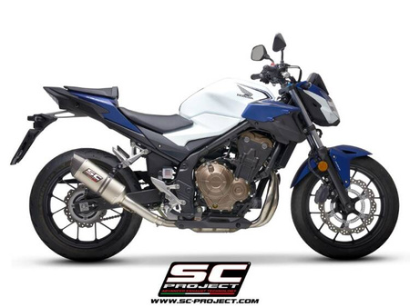 SC-Project tłumik końcowy Oval carbon Honda CB500 (2021-2024)