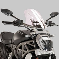 OWIEWKA PUIG DO DUCATI X-DIAVEL 2016-2024 (TOURING) PRZEZROCZYSTA