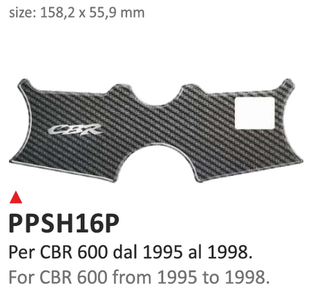 ONEDESIGN Naklejka na półkę kierownicy Honda CBR 600 1995/1998