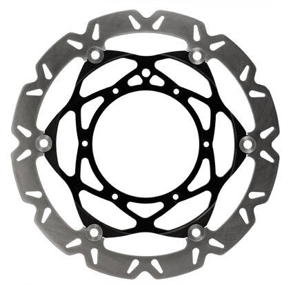 EBC Tarcza hamulcowa motocyklowa SMX6932 Supermoto, 320mm, konturowa, Carbon Look