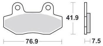 KLOCKI HAMULCOWE SBS 200 HF