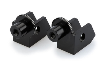 Mocowanie sportowych podnóżków PUIG 3869 (przód) Czarny (N) 3869N