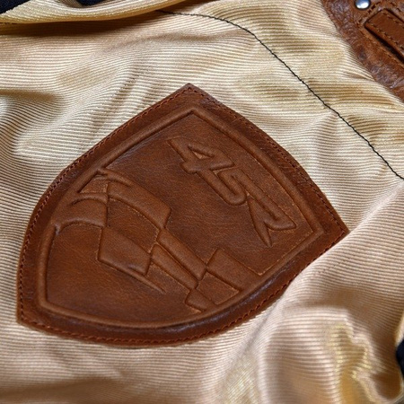 KURTKA MOTOCYKLOWA SKÓRZANA 4SR SCRAMBLER COGNAC