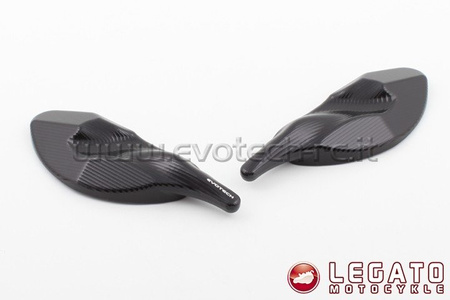 Zaślepki lusterek EVOTECH RC Triumph czarne