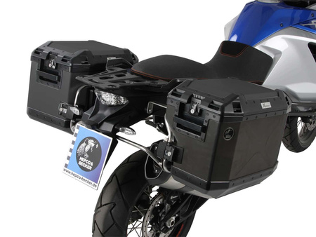 Sidecarrier Cutout stainless steel incl. Xplorer sideboxes black for KTM 1050/1190/ Adventure / R (2013-2016)