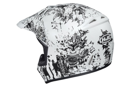 Kask Motocyklowy HJC Junior CL-XY II Creeper White/Black