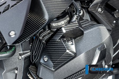 Osłona dyszy wtryskiwacza lewa matowa BMW R 1300 GS od 2023 carbon ILMBERGER CM.EDL.031.R23GS