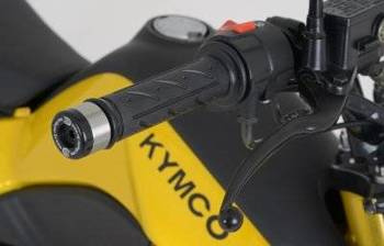KOŃCÓWKI KIEROWNICY R&G KYMCO 125 K-PIPE 13-, BLACK