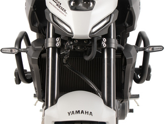 Engine protection bar black incl. protection pads for Yamaha MT-07 / Y-AMT (2025-)