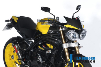 Szyba przednia carbon do motocykla Triumph Speed Triple (2011-now) - ilmbeger VEO.028.TRSPT.K