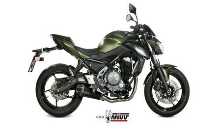 Mivv Układ wydechowy DELTA RACE BLACK stal nierdzewna KAWASAKI Z650 2017-2023