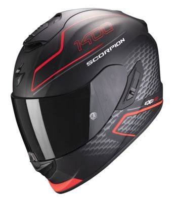 KASK SCORPION EXO-1400 AIR GALAXY MATT NE- RED
