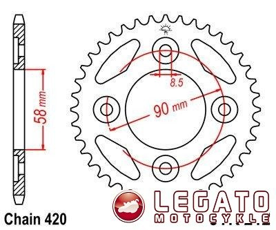 ZĘBATKA NAPĘDOWA JT TYŁ