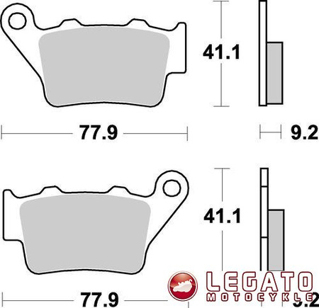 KLOCKI HAMULCOWE SBS 675 SI