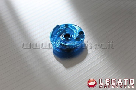 Korek wlewu oleju   EVOTECH RC BMW niebieski