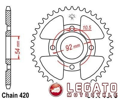 ZĘBATKA NAPĘDOWA JT TYŁ (420)