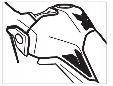 TANKPAD PUIG EXTREME DO HONDA CRF1000L AFRICA TWIN 16-19 (TRZYCZĘŚCIOWY)