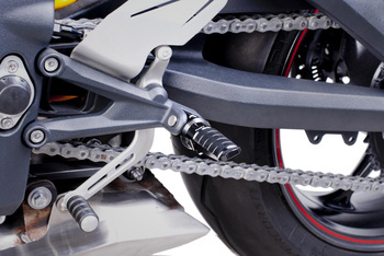 Podnóżki PUIG Racing (wymagają adapterów) Czarny (N) 6301N