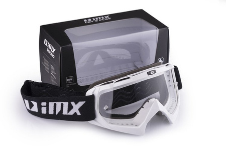 GOGLE IMX MUD WHITE - SZYBA CLEAR (1 SZYBA W ZESTAWIE)