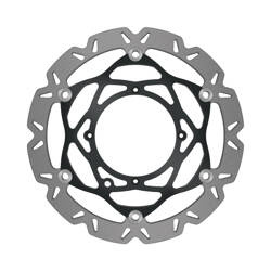 EBC Tarcza hamulcowa motocyklowa SMX6184H Supermoto, 320mm, konturowa, Carbon Look