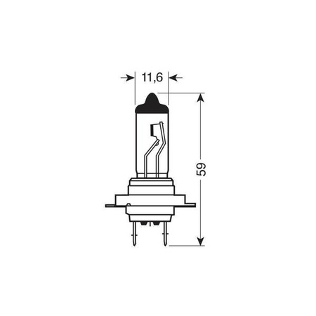 91512 Żarówka H7 Blu-Xe halogen lamp 55W