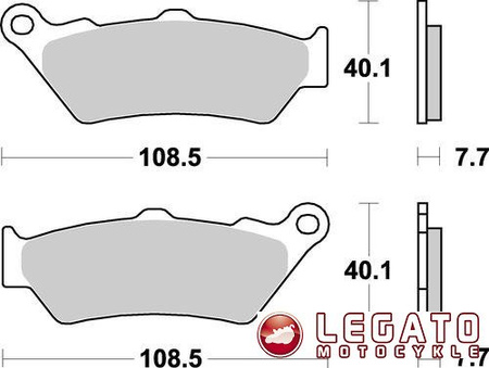KLOCKI HAMULCOWE SBS 674 HF