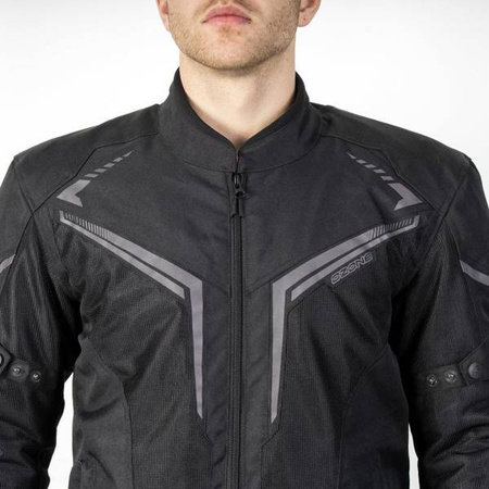 KURTKA TEKSTYLNA OZONE FLOW BLACK